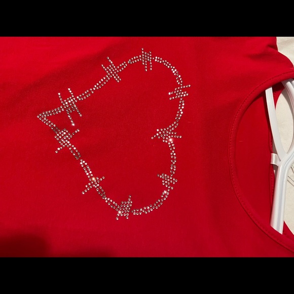 Red Gem Crop Top - Picture 4 of 4